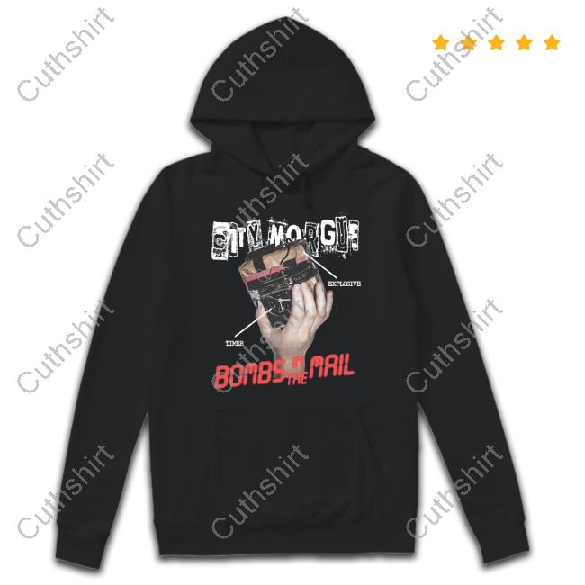 City Morgue Merch Store Bombs In The Mail Hoodie City Morgue Merch Store Bombs In The Mail Hoodie