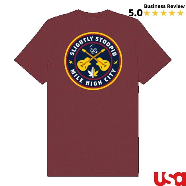 Slightly Stoopid Merch 2024 Red Rocks Mile High Crewneck Sweatshirt Slightly Stoopid Merch 2024 Red Rocks Mile High Crewneck Sweatshirt