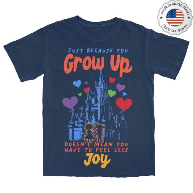 Lostbrostradingco Merch Just Because You Grow Up Crewneck Sweatshirt Lostbrostradingco Merch Just Because You Grow Up Crewneck Sweatshirt