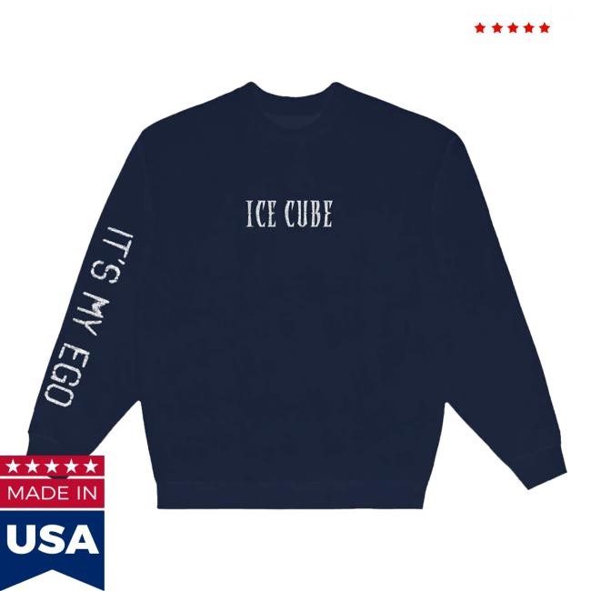 Icecube Merch Store It's My Ego Hooded Sweatshirt Icecube Merch Store It's My Ego Hooded Sweatshirt