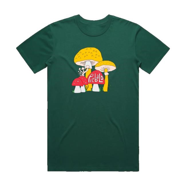 Piebald Merch Shrooms Green Shirts Piebald Merch Shrooms Green Shirts