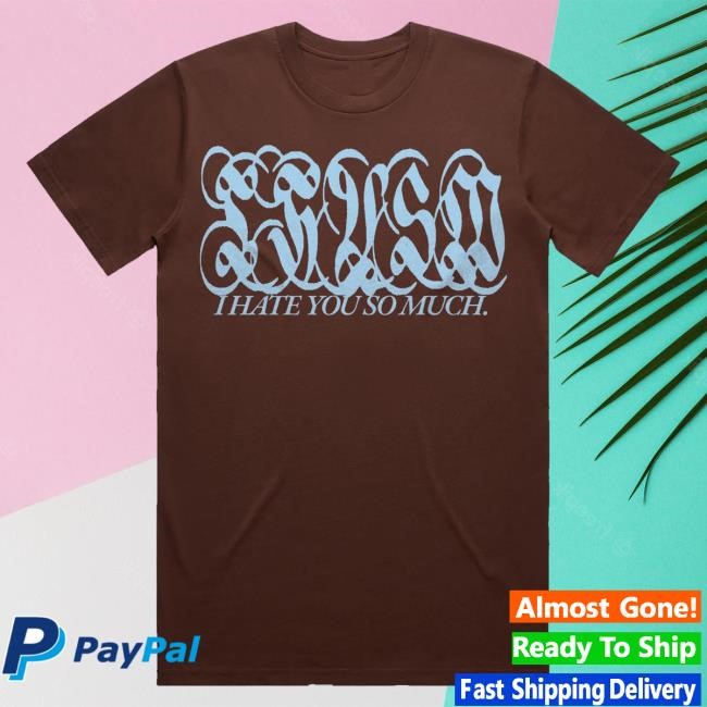 Royel Otis Official Merch I Hate You So Much Brown Short Sleeve Tee Royel Otis Official Merch I Hate You So Much Brown Short Sleeve Tee