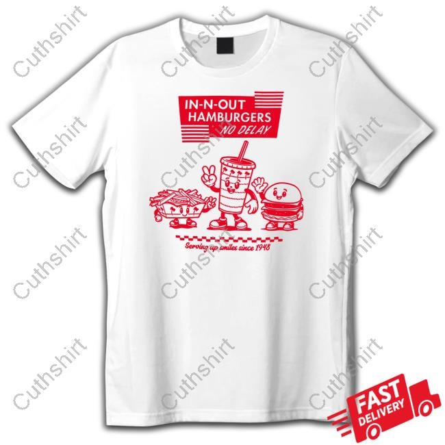 In N Out Serving Up Smiles Tee Shirt