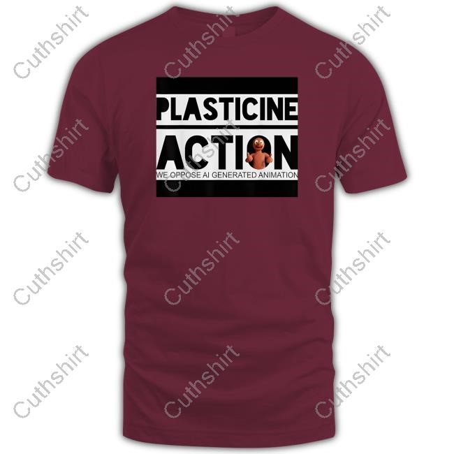 Tiberius Plasticine Action We Oppose Ai Generated Animation Long Sleeve