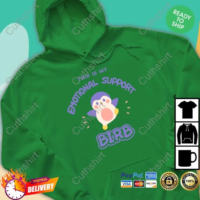This Is My Emotional Support Birb Finch T-Shirt