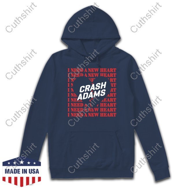 Crash Adams Merch Store I Need A New Heart Tee Shirt