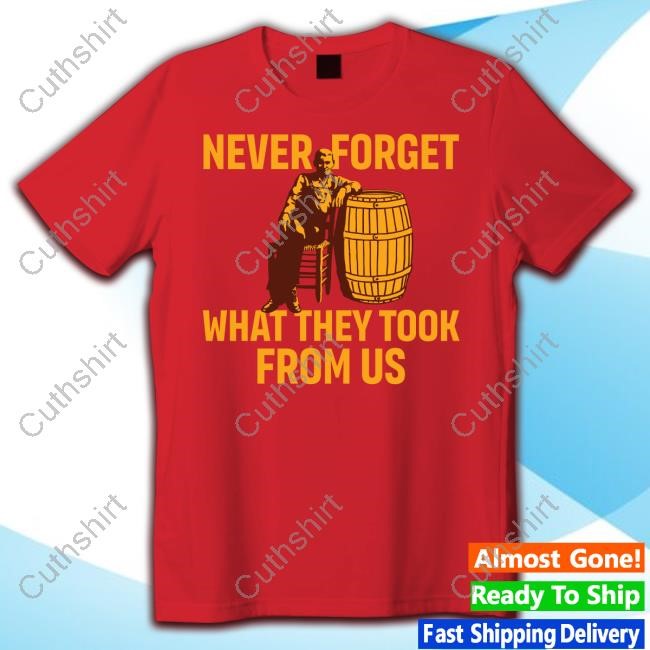 Never Forget What They Took From Us Cracker Barrel Tank Top