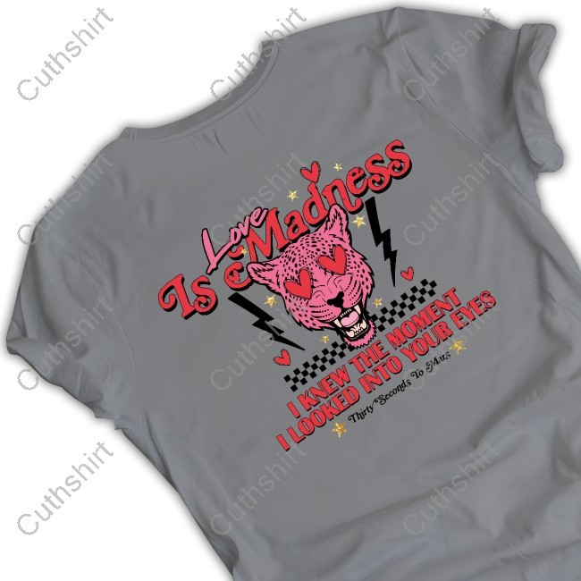 Love Is Madness Lyric I Knew The Moment I Looked Into Your Eyes Zip Hoodie