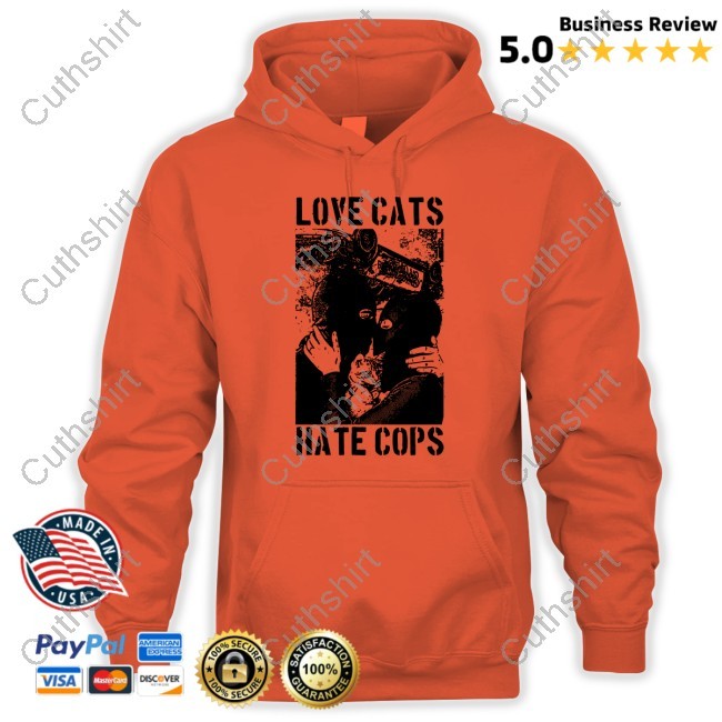 Love Cats Hate Cops Youth T Shirt