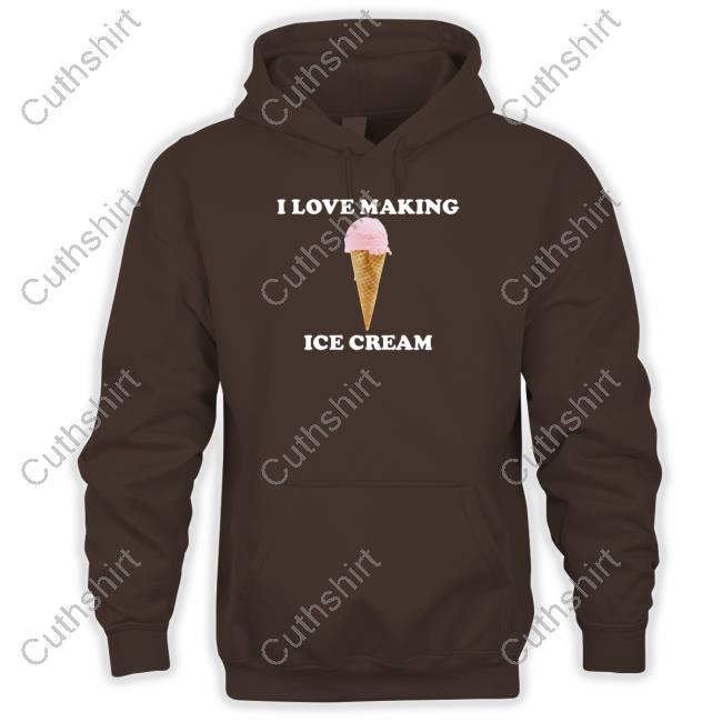 Orbitalclothing I Love Making Ice Cream Long Sleeve T Shirt