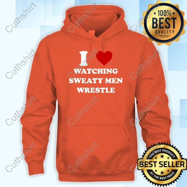 Yellowhairdpunk I Watching Sweaty Men Wrestle Shirt Yellowhairdpunk I Watching Sweaty Men Wrestle Shirt