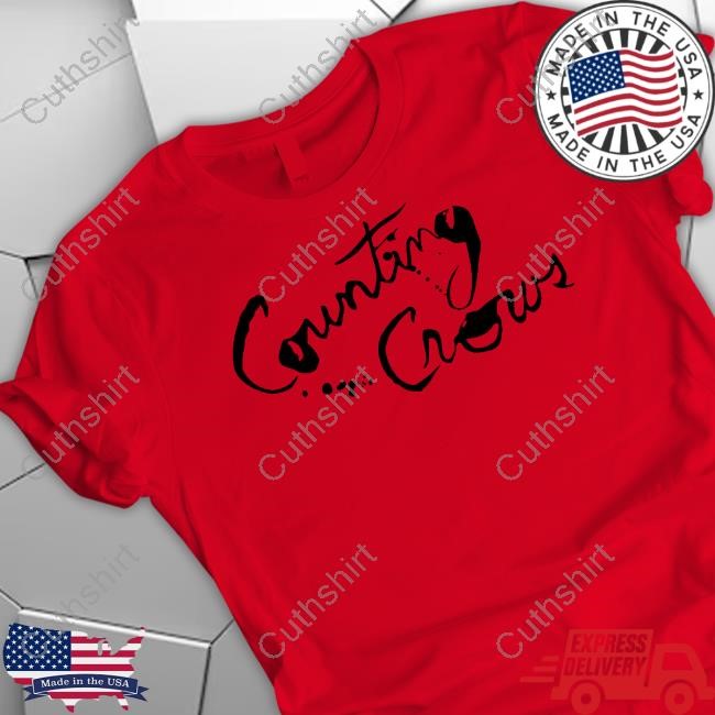 Limited Counting Crows Script Logo T-Shirt