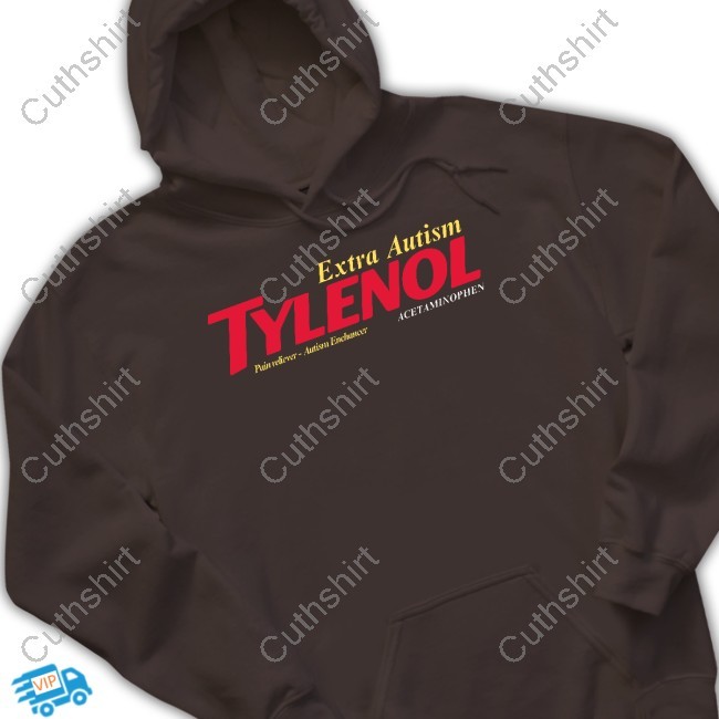 Tylenol Extra Autism Parody Long Sleeve Shirt Unethical Threads Merch Store