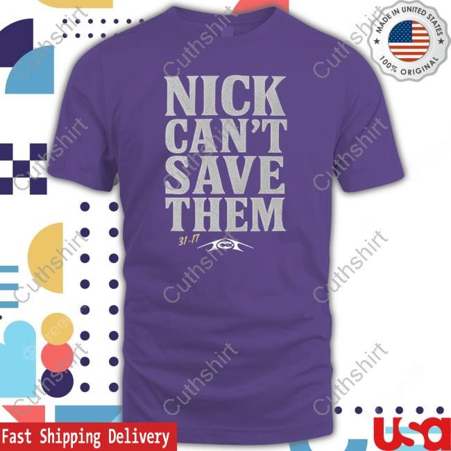 Nick Can't Save Them Crewneck Sweatshirt