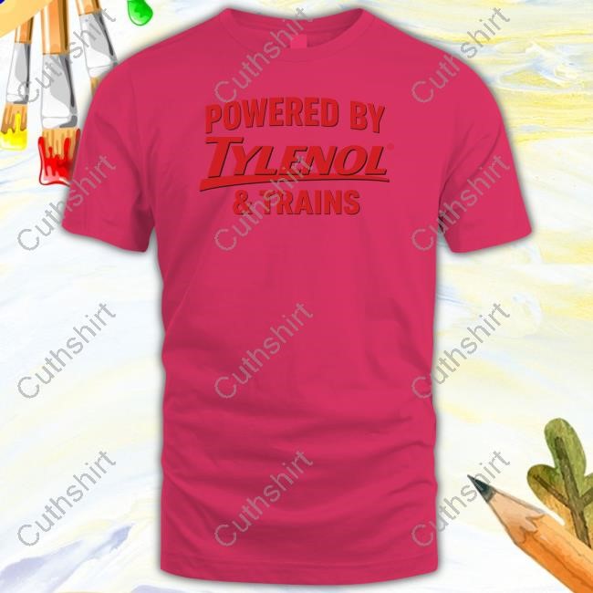 Microwavexsalad Powered By Tylenol & Trains T Shirt
