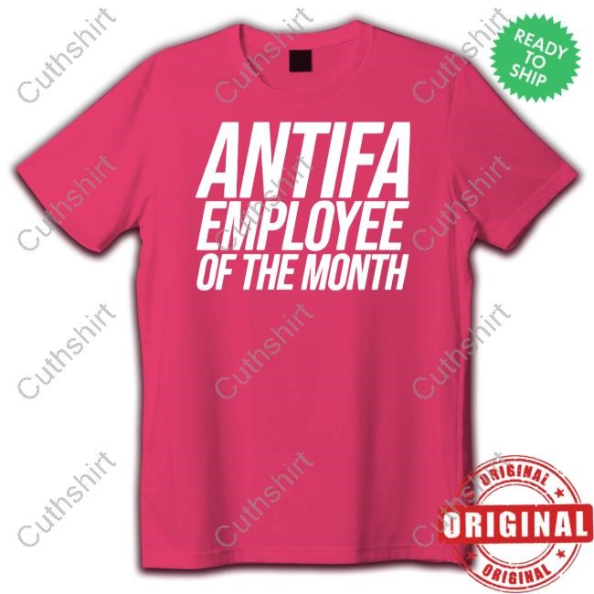 Melissa Waelchli Wearing Antifa Employee Of The Month Sweatshirt