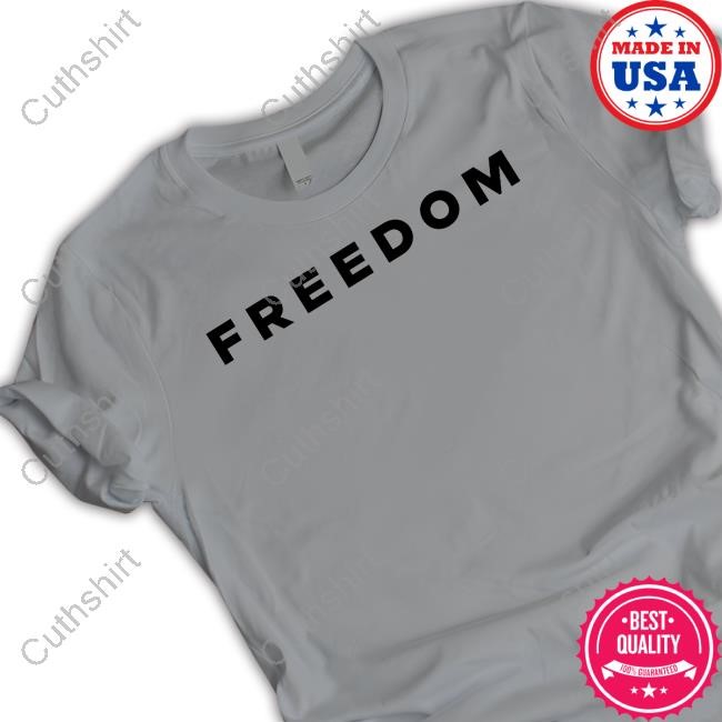 Charlie Kirk Wearing Freedom Tee