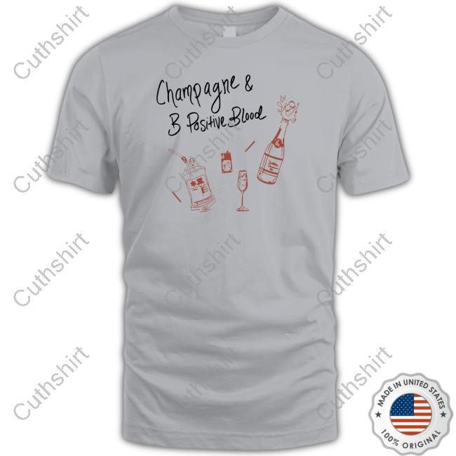 Candice King Champagne & B Positive Blood T-Shirt