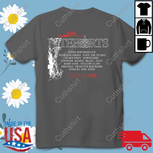 Niteharts Open Image In Full Screen 2025 Lineup Shirt