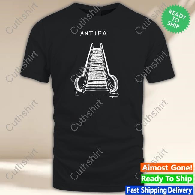 Jesseduquette Antifa Escalator Shirt