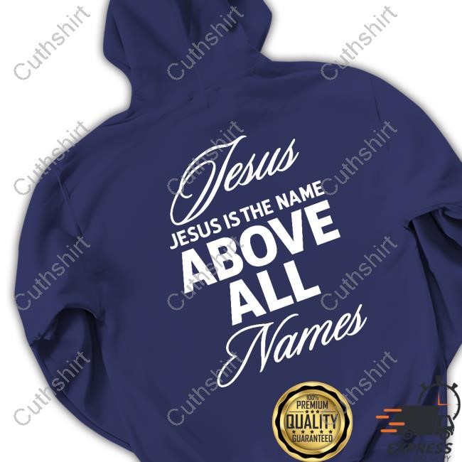 Qb Justin Fields Wearing Jesus Is The Name Above All Names Long Sleeve
