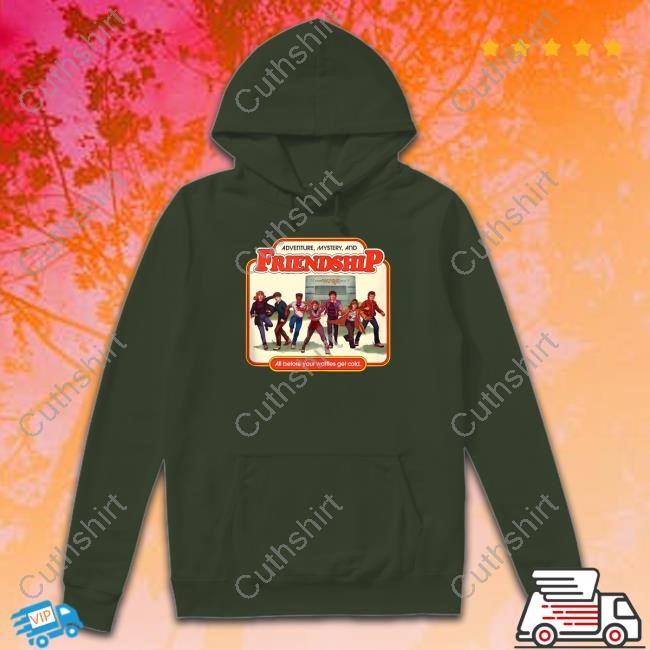 Hawkins Happenings Adventure Mystery And Friendship All Before Your Waffles Get Cold Hoodie Sweatshirt
