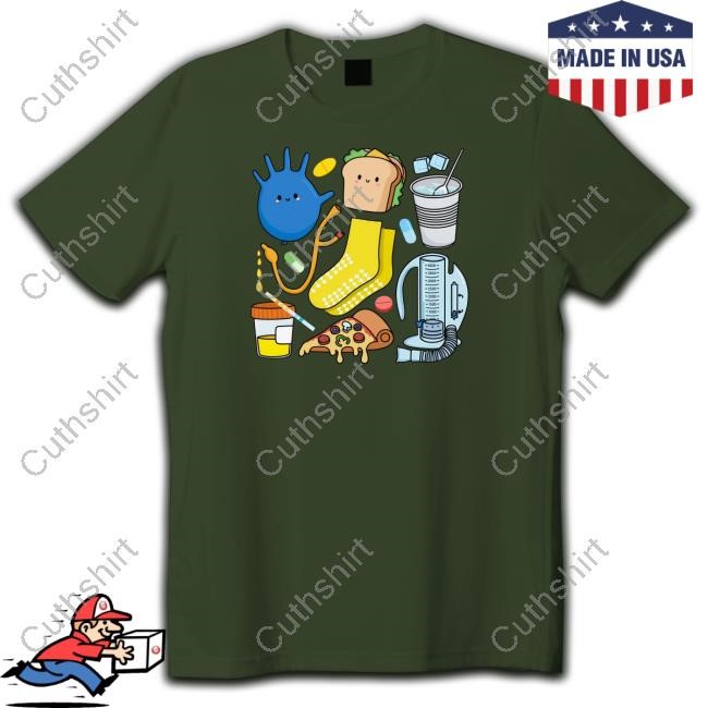 Scrubhacks Collab Nurse Collage Shirt