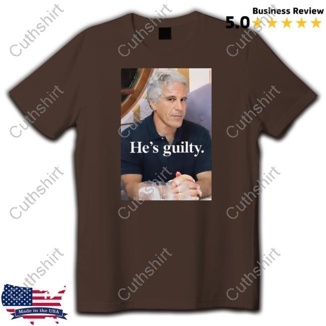 Lil Pump Wearing He's Guilty Island Shirt