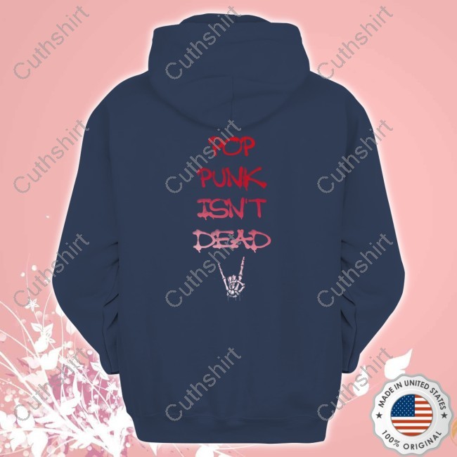 The Paradox Spray Paint Pop Punk Isn't Dead Zip Hoodie